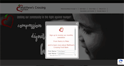 Desktop Screenshot of matthewscrossing.org